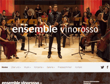 Tablet Screenshot of ensemble-vinorosso.de